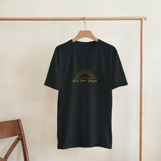 T-shirt girocollo Unisex " FIND YOUR HORIZON "