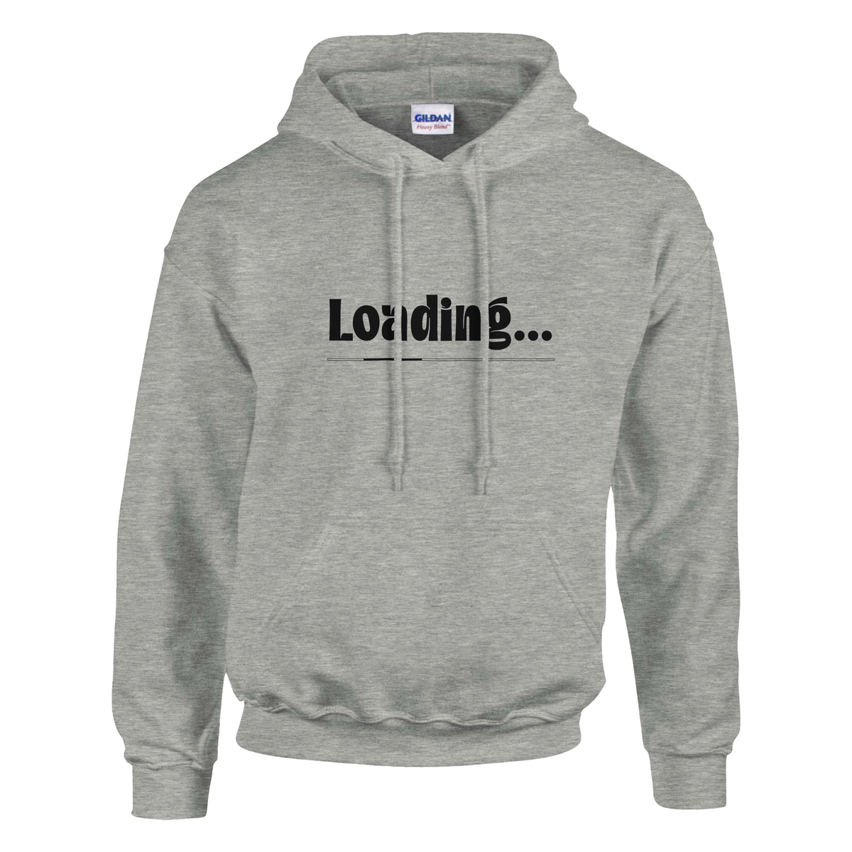 Felpa con cappuccio unisex " LOADING "