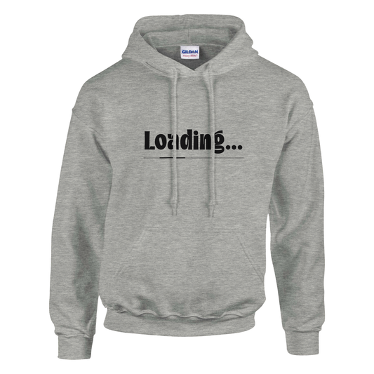 Felpa con cappuccio unisex " LOADING "