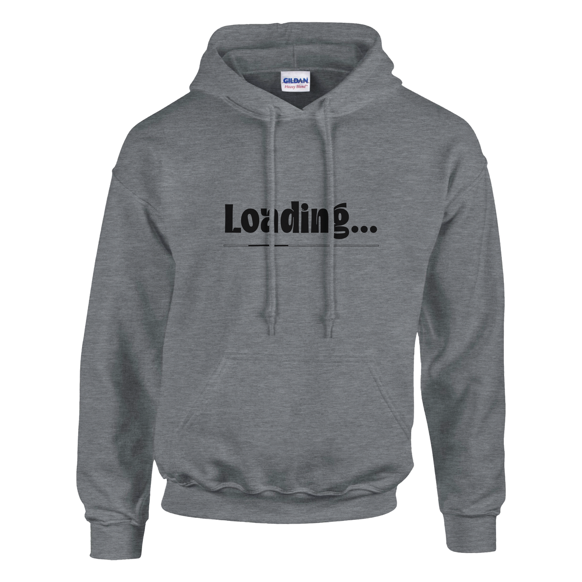 Felpa con cappuccio unisex " LOADING "
